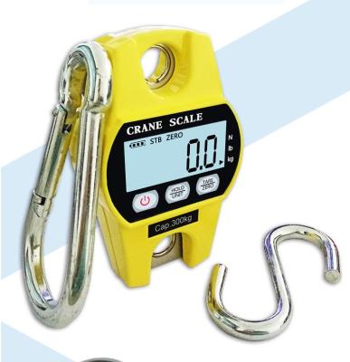 China Weight Function Stainless Steel Portable Hook Scale 300KG Electronic Scale Crane Weighing Hook Scale for sale