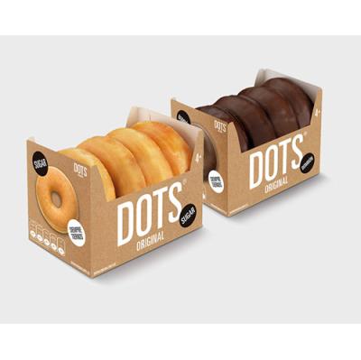 China Wholesale Price Recyclable High Quality Recycled Paper Donut Packaging Box for sale