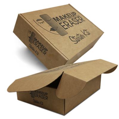 China Recyclable Custom Printed Tuck End Kraft Paper Mailer Boxes for sale