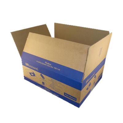 China Recyclable Custom Printed Corrugated Cardboard Manufacturers , Perforated Package Cardboard Box for sale