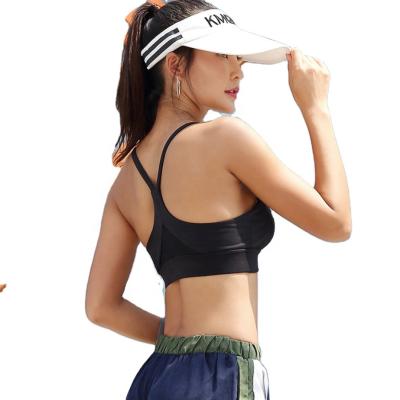 China Breathable Sports Bra Women Fitness Workout Equipment Running Training Sportswear Mesh Vest Yoga Top for sale