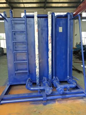 China 2 Compartment Oil Well Testing Equipment Gauge Tank 2x50bbl Atmospheric for sale