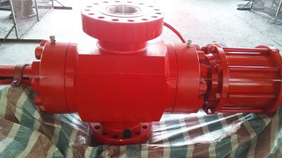 China Red Wellhead Surface Safety Valve , FC Hydraulic Gate Valve With Manual Operation for sale