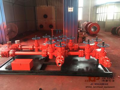 China Oil Well API 16C EE PLS 3 Choke Wellhead Manifold for sale