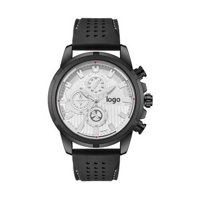 China Auto Date Customized Creative Men Quartz Watches Brand Leather Strap Male Mens Watch Sports Waterproof Watches for sale