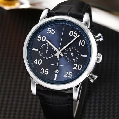 China Hudhealth 1822P Mens Leather Watch Factory Water Resistant Perfect Business Fit Watches for sale