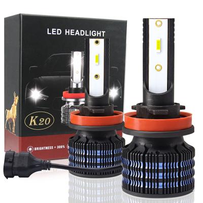 China Aluminum Super Car Led Headlight H1 H3 H7 H11 9005 Brightness Faro Led 2600LM IP67 Waterproof Faro Llevado Coche Led Headlamp 26W for sale