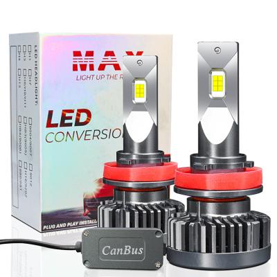 China Super Brightness Aluminum Car Led Headlight H11 Power 48W Faros Led Para Automobiles 5000LM Waterproof IP67 6000K Led Headlights for sale