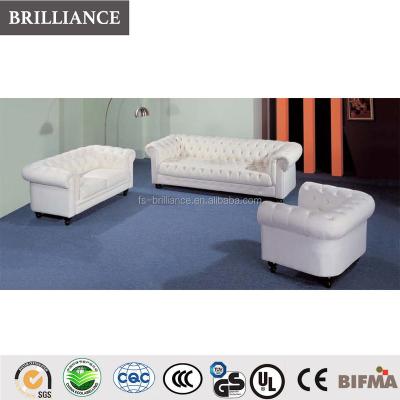 China Restaurant Set Low Price PU Leather With Metal Left Restaurant Sofa Set 1+2+3 for sale