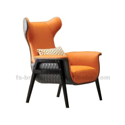 China Leisure chair hotel furniture Villa furnitureModern luxury sofa single chair for sale