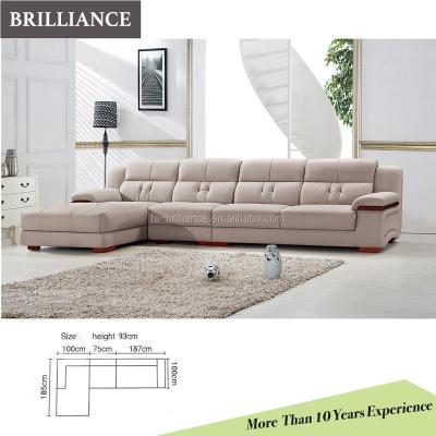 China Chesterfield SOFA High Grade Large Sofa Furniture American Style PU Leather Corner Sofa Set for sale