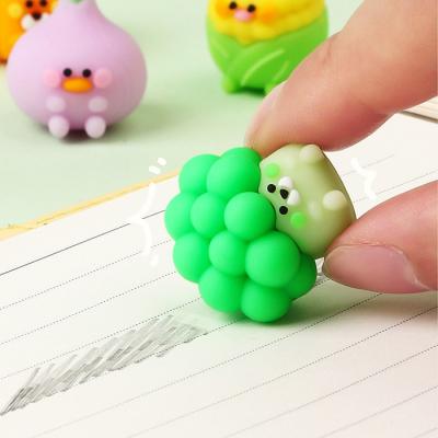 China Sea Animal Fruit Cute Cartoon Pencil Erasers For Kids Classroom Prizes Party Staionery for sale