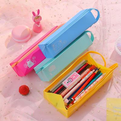 중국 Silicone Waterproof Pencil Pouch Non-toxic Portable Pen Bag for Office School Supplies 판매용