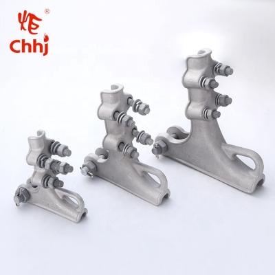 China Overhead Power Line Fittings NLL Bolted Aluminum Alloy Tension Clamp For Transmission Line for sale