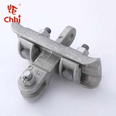 China Overhead Power Line Fittings Malleable Iron Suspension Clamp For Twin Jumper Conductors for sale