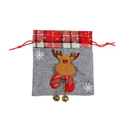 China Europe Santa Claus Bag Moose Santa Claus Gift Bag for sale