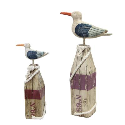 China Retro Europe Seabird Mediterranean Style Ornaments Do Table Table Old Seagull Sea Wind Beach Decoration for sale