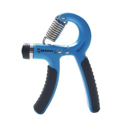 China Adjustable Stainless Steel Finger Tester Hand Grip Strengthener Hand Gripper For Hand Power Building Muscle Exercise for sale