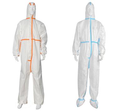 China CE Asbestos Disposable Coveralls Spray Paint Suit , Disposable Chemical Spray Suits  for sale