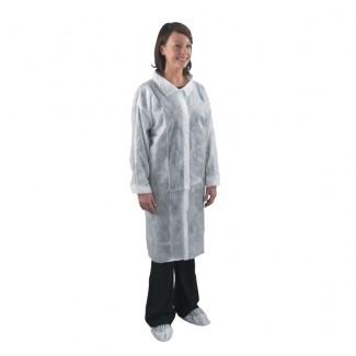 China Unisex Polypropylene Disposable Lab Coats Non - Irritant S-5XL Size Anti Dust for sale