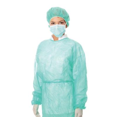 China PP Non Woven Breathable Disposable Medical Exam Gowns Medical Clothing for sale