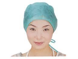 China PP Non Woven Disposable Surgical Scrub Hats , SMS Round Disposable Painters Caps  for sale