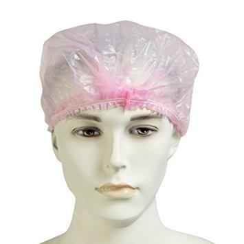 China Hair Treatment Shower Disposable Head Cap , Use And Throw Shower Caps for sale