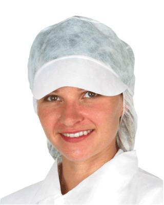 China Unisex Snood Peaked Disposable Head Cap For Electronic Manufactures / Laboratory for sale