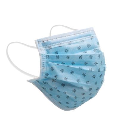 China Disposable PP Non Woven Face Mask Surgical Disposable 3 Ply With Colorful Printing for sale