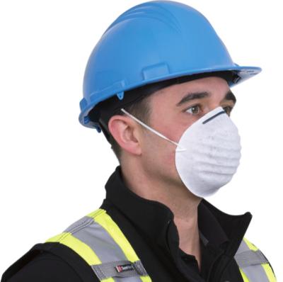 China Industrial Protective Disposable Face Mask Staple / Welded Strap With Elastic Earloop for sale