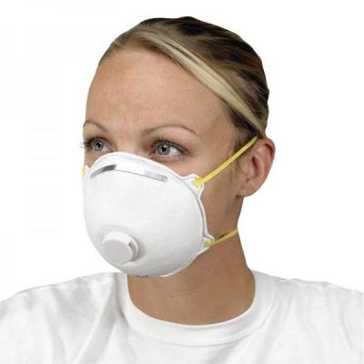 China Non Woven Activated Carbon Respirator N95 , Carbon Filter Dust Mask With Valve for sale