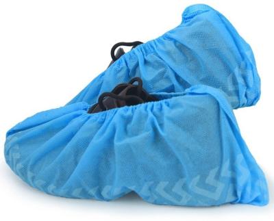 China SBPP Fabric Disposable Medical Booties Shoe Covers Non Slip Safety Sample Free for sale