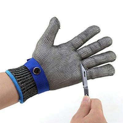 China Working Safety Hand Protection Gloves Stainless Steel Wire Mesh 120 Gram for sale