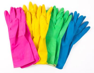 China Odourless Colored Hand Protection Gloves Anti - Slip Abrasion Resistant for sale