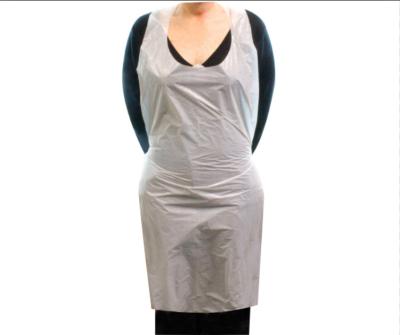 China 6 - 70 Gram PE Poly Disposable Plastic Aprons Waterproof For Cleaning And Cooking for sale