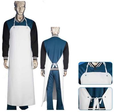 China PVC Butcher Style Protective Clothing Aprons Reusable Oil Resistant Waterproof for sale