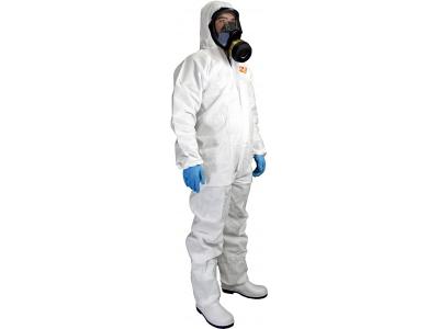 China Disposable Safety Clothing , Disposable White Painters Overalls For Food Processing for sale