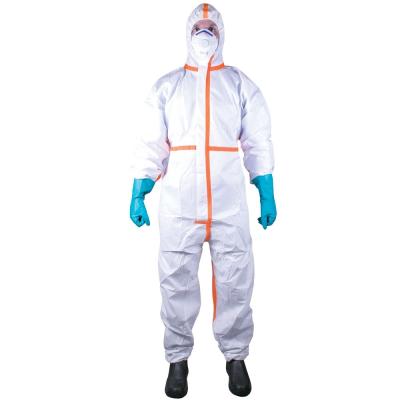 China Workwear Anti Static Disposable Paint Suit With Hood / Two - Way Zipper for sale