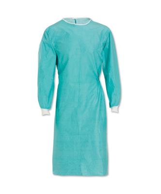 China Hospital Safety Disposable Medical Gowns , Eo Sterile Green Surgical Gown  for sale