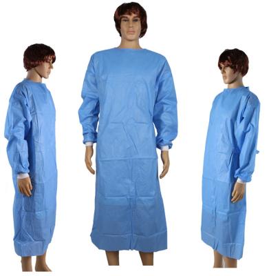 China Vestido de la prenda impermeable disponible del vestido quirúrgico para la seguridad en el trabajo médica/ en venta