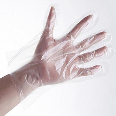 China Ambidextrous Durable Disposable Poly Gloves Powder Free ISO9001 Approval for sale