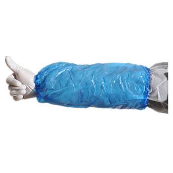 China Durable Blue PVC Disposable Sleeve Covers With High Elasticity for sale