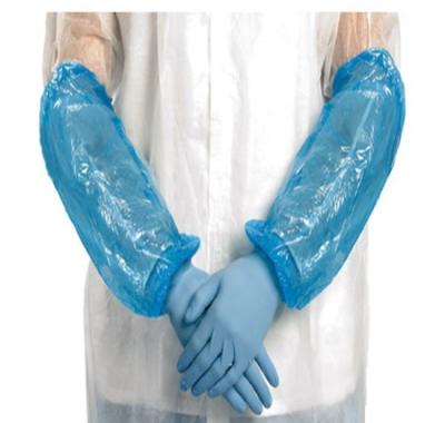 China PU Oversleeve Disposable Arm Covers / Waterproof Disposable Protective Sleeves for sale