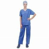 China Anti Pull Disposable Medical Scrubs / Hospital Surgical Scrubs Good Tensile Strength for sale