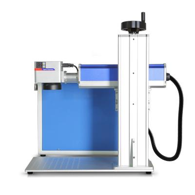 Cina 3D The most favorable price 20w 30w 50w desktop portable fiber laser marking machine in vendita