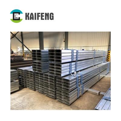 China High Quality C Channel Steel Beam Construction Steel Metal Galvanized Structure for sale