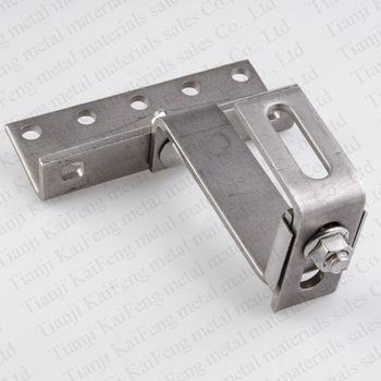 China Tile Roof Support HDG L Foot Bracket Solar Hook For Tile Roof Support for sale