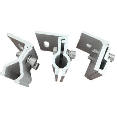 China Adjustable Solar Panel System Solar Panel Roof Clasp Fixing Clamps Connect Solar Rails for sale