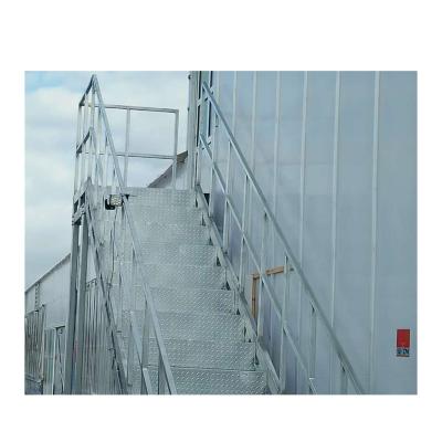 China Traditional Outdoor Steel Staircase Customized Corrugated Plate With Low Price for sale