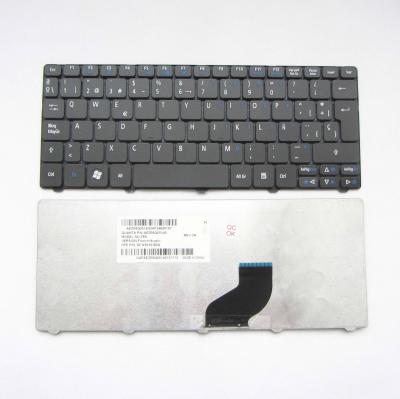 China Plug and Play Teclado PS Layout Laptop Spanish Keyboard for ACER ONE 532H 521 D255 D260 PASSAGE LT21 BLACK for sale